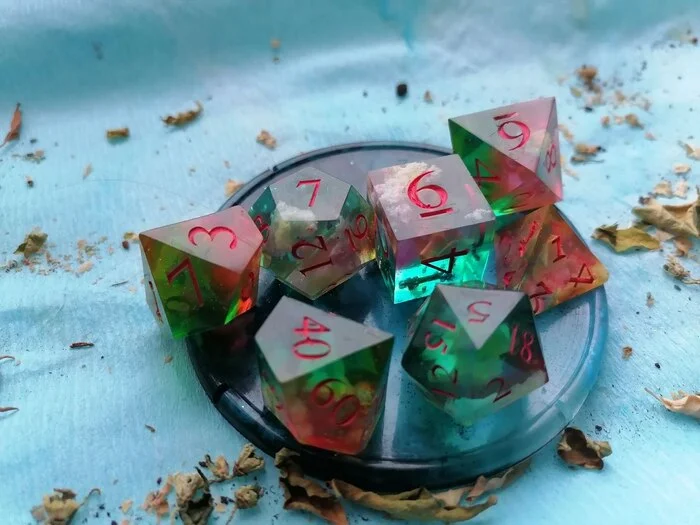 Cubes my cubes - Dungeons & dragons, Creation, Dice, Dnd 5, Epoxy resin, Longpost