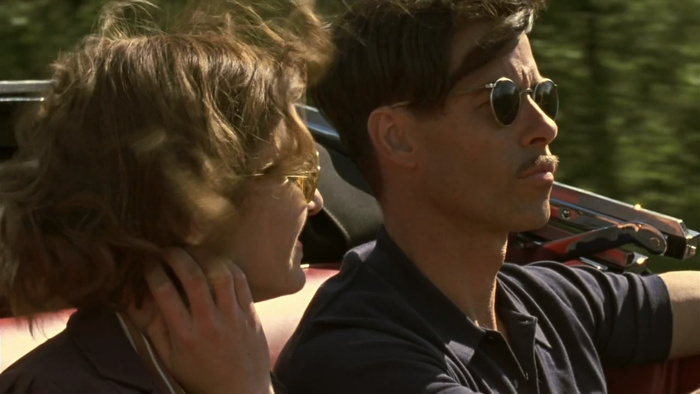 Кадр из сериала "Милдред Пирс". Тот самый роковой уикенд Милдред и ее новоиспеченного любовника.