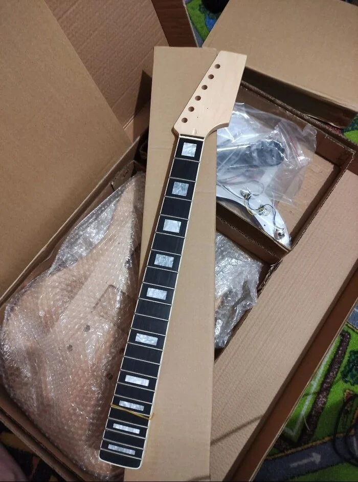 DIY Guitar Kit - My, With your own hands, Guitar, Video, Youtube, Mat, Longpost