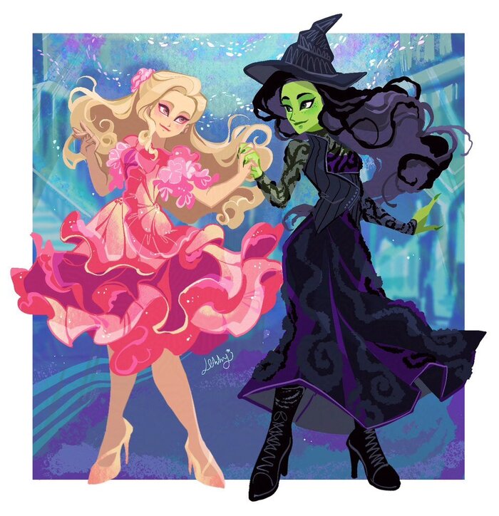 Glinda Upland  Elphaba Thropp ,  - @Libbly_Libby