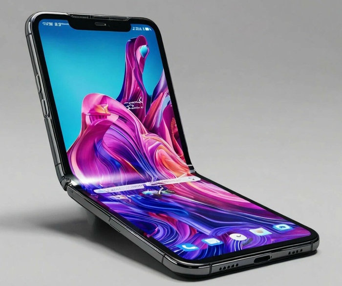 Смартфон с гибким дисплеем (вариант 1)