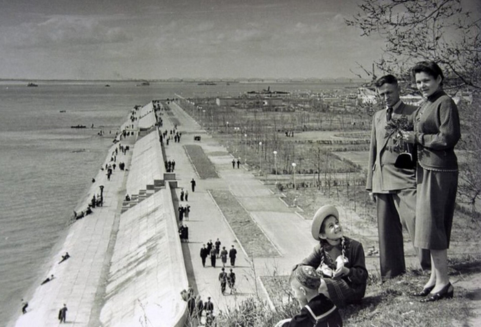 Набережная Хабаровска. Фото 1970-х годов