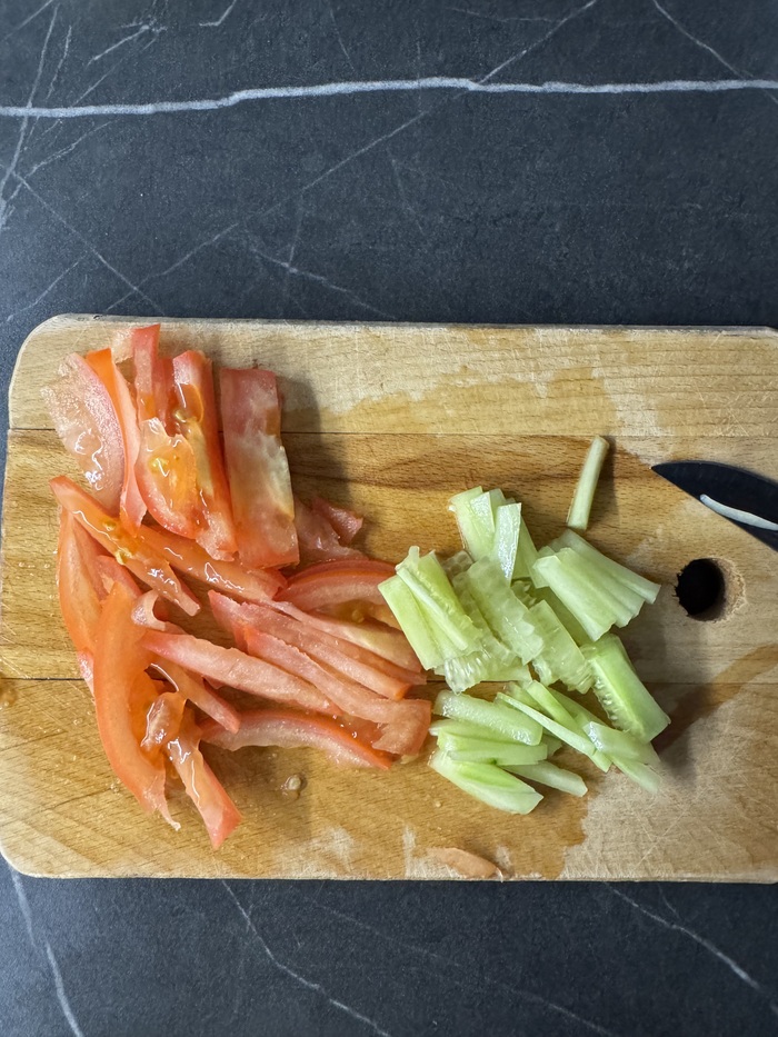 можно лук, халапеньо, но я не стала