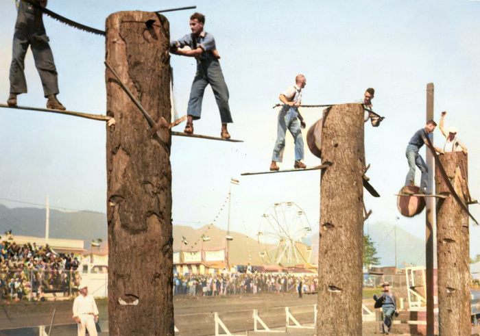 Подборка интересных и необычных фотографий из США. 20 раскрашенных фотографий ХХ века. Часть XIV Старое фото, Историческое фото, Фотография, США, 20 век, Колоризация, Длиннопост