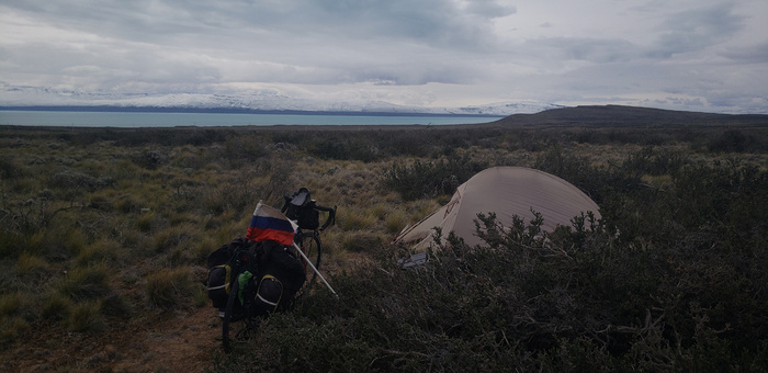 Ночь рядом с городком Эль Калафате