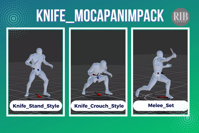     Knife MocapAnimPack 1.1  asset store Unity ,  , Gamedev, , , Unity, Asset store, Asset, ,  , , 3D, , YouTube