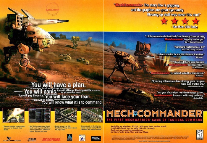   .  2.1.    . MechCommander, MechAssault, Battletech, Shadowrun Battletech, Mechwarrior, Shadowrun, Tbs, RTS,  , , , , YouTube, 