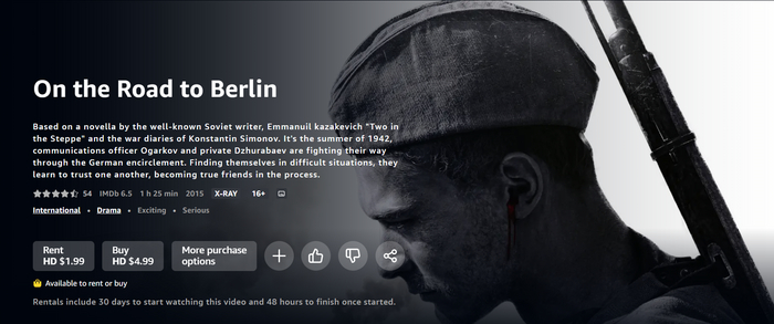 Audio languages: , Subtitles: English [CC], Directors: Sergey Popov, Producers: Aleksandr Litvinov, Karen Shakhnazarov, Olga Golomovzyuk, Maksim Zolotov