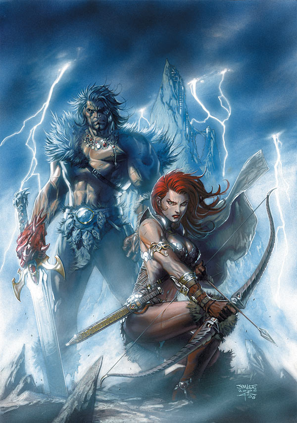  Red Sonja / Claw The Unconquered: Devil's Hands /   / :  . : Jim Lee