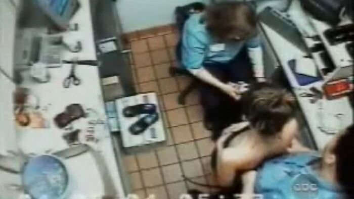 Кадр с камеры наблюдения 