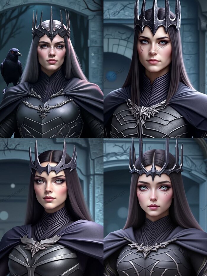 Женская версия Кощея от ИИ