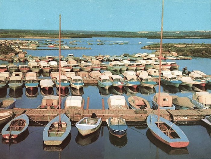 Лодочная база СК Воровского, Казань , СССР, 1970-е