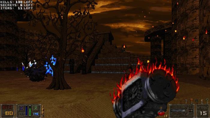 Doom. Part 5. Not only Doom. Gothic, gloomy cities, dark fantasy. 2 modifications and 12 wads for Heretic / Hexen - My, Gzdoom, Dark fantasy, Demon, Video, Youtube, Longpost