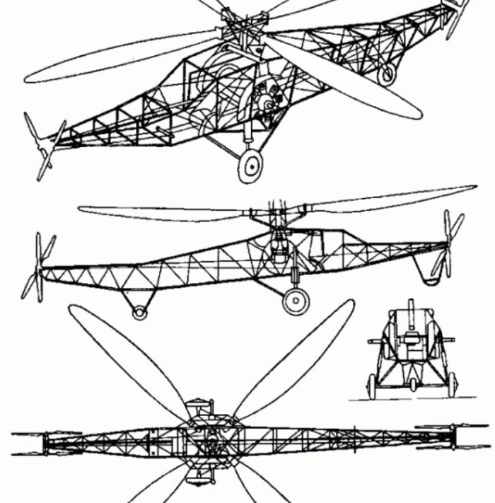 Схема ЦАГИ 1-ЭА