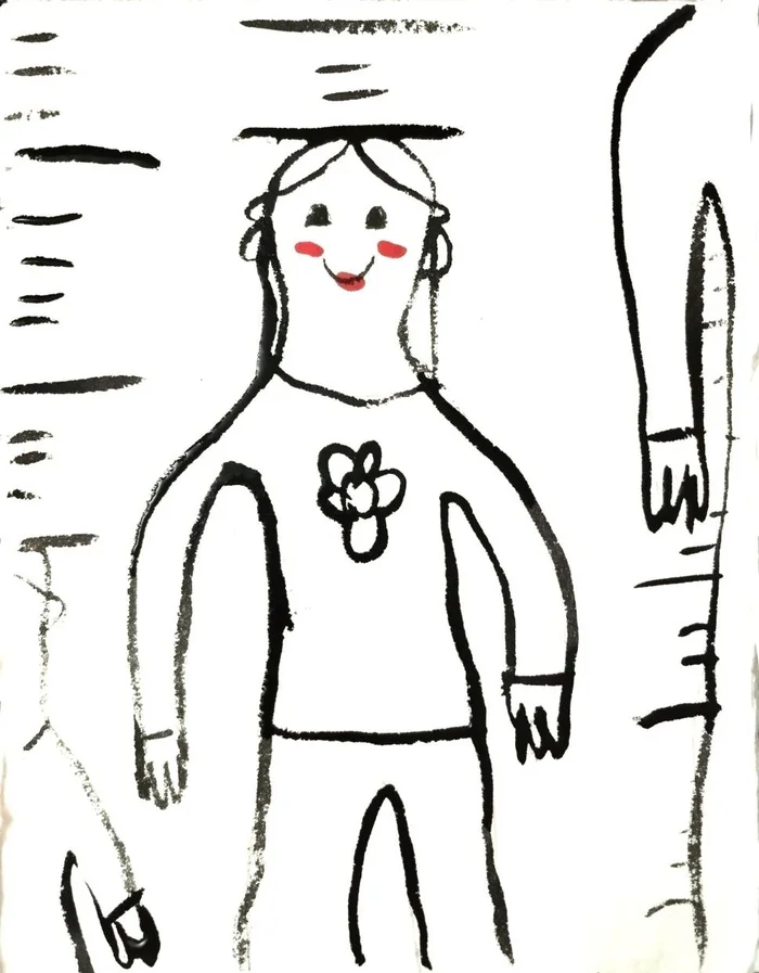 Not the first, not the last, not any, but the average - My, Graphics, Naive Art