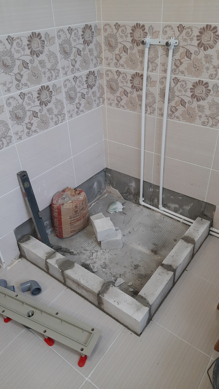 Кладка бортика