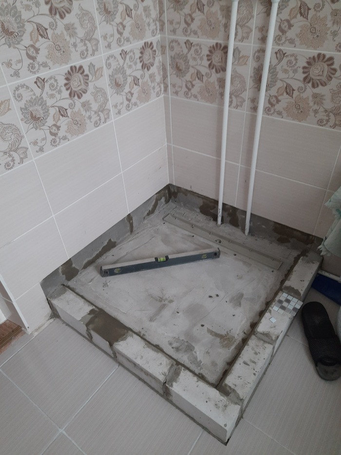 Заливка стяжки