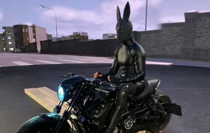 Первый взгляд на главного героя в фильме "Человек-Кролик"