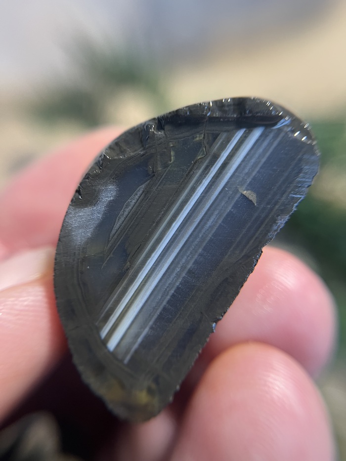 Первый камень после распила