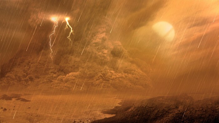 Метан в атмосфере Титане оказался результатом нагрева сложной органики!