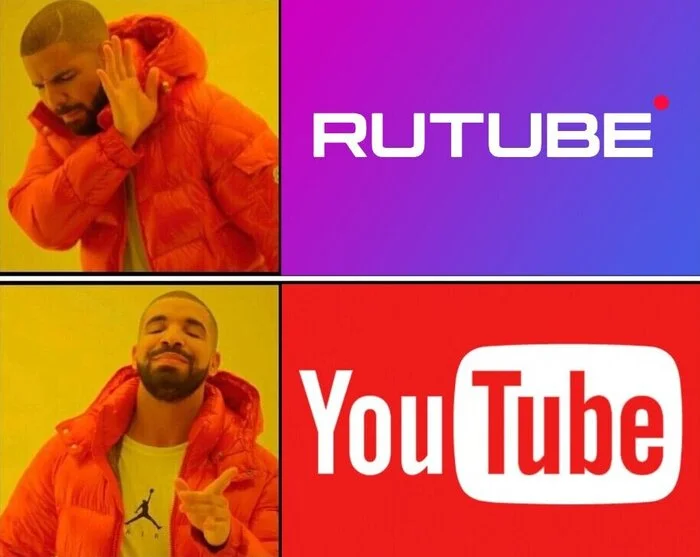Results of the year - the choice has been made: - My, Outcomes, Results of the year, Choice, Youtube, Class, Perfect place, Fabulous, Rutube, Squalor, Sucks, Rubbish, Trash heap, Difficult choice, Sarcasm, Irony, No choice, Memes, Picture with text, Hardened, Humor, Youtube slowdown, Russia, Politics