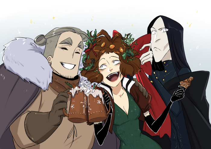    ! Three in a tree, ,  