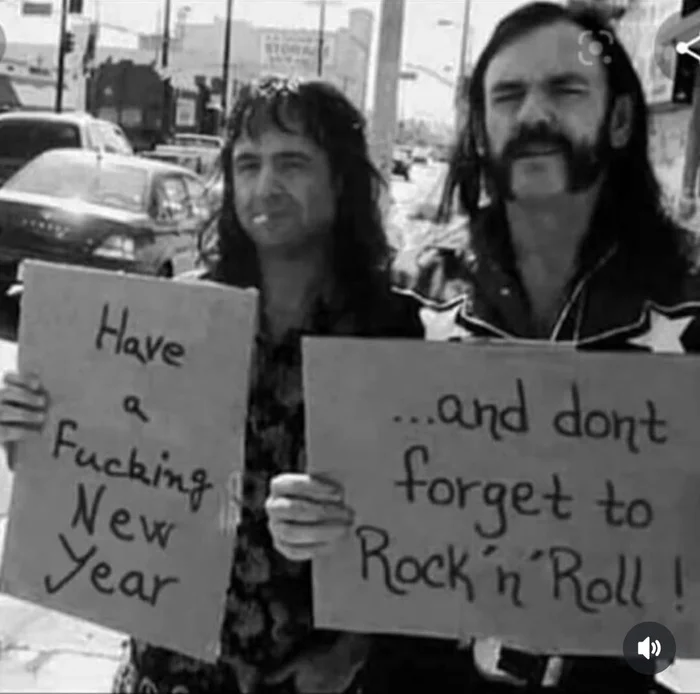Не забываем - Новый Год, Юмор, Рок-н-Ролл, Motorhead, Rockstar