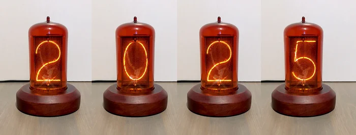 Nixie clock on one indicator Z568M - My, With your own hands, Homemade, Clock, Workshop, Nixie clock, Lamp clock, Video, Soundless, Vertical video, Longpost