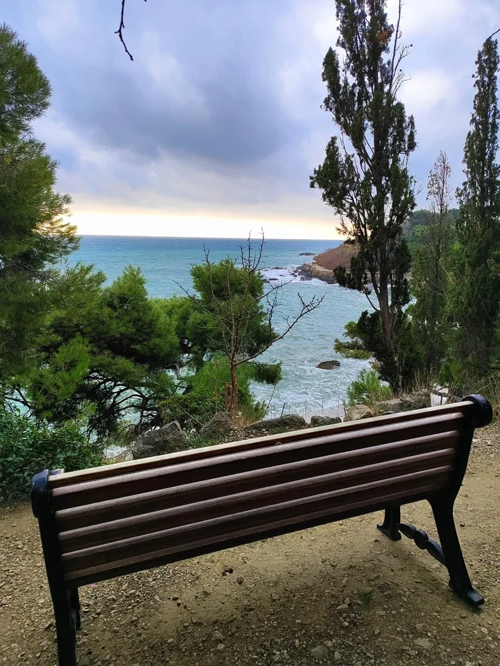 A place to watch the sunset... - My, The photo, Sea, Crimea