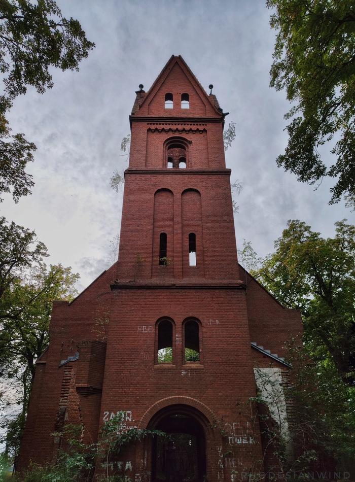 Башня кирхи. Вид с восточного фасада