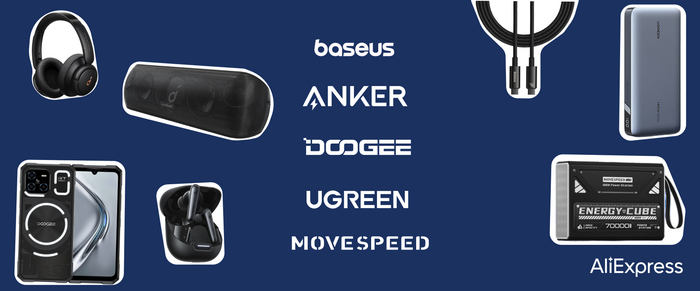     MOVESPEED, Anker, Baseus, Ugreen, Doogee  AliExpress , AliExpress, , , , , 