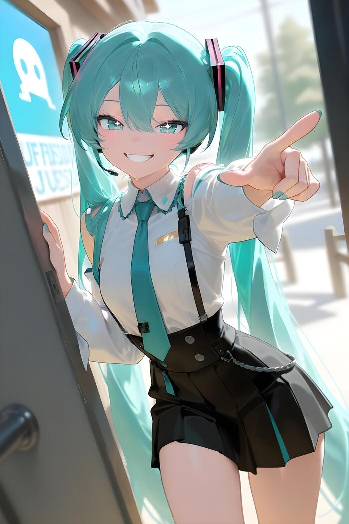      ,  , Anime Art, Hatsune Miku,   , , Sdxl