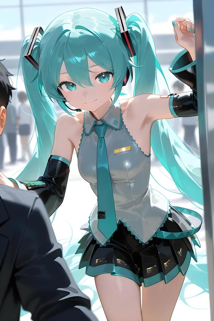      ,  , Anime Art, Hatsune Miku,   , , Sdxl