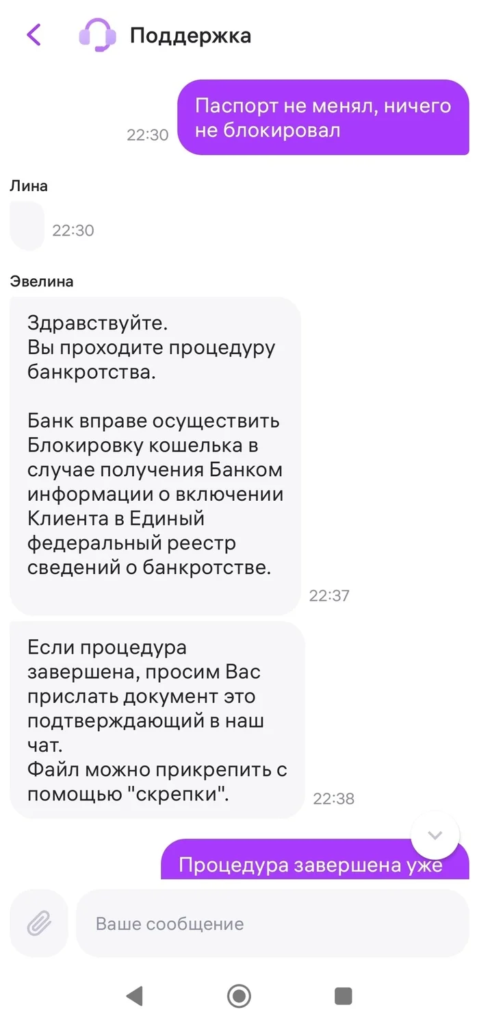 Новогодний подарок от вайлдбериса - Длиннопост, Скриншот, Мошенничество, Моё, Негатив, Банк, Переписка, Wildberries, Волна постов, Уведомление, Банкротство