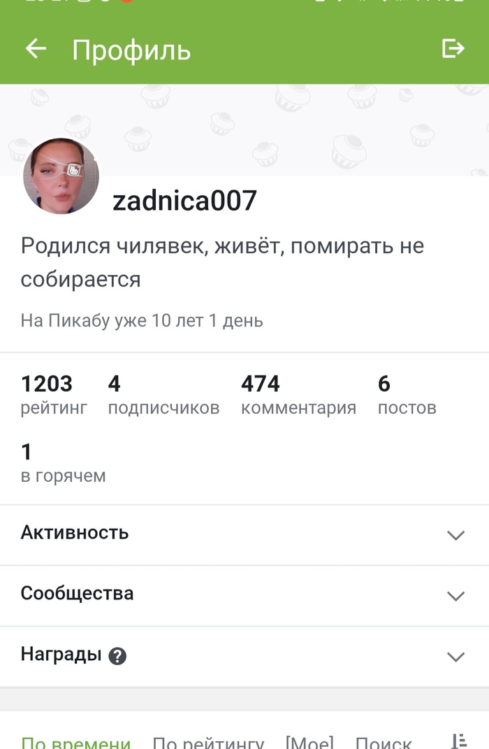 Моим четырём подписчикам посвящается