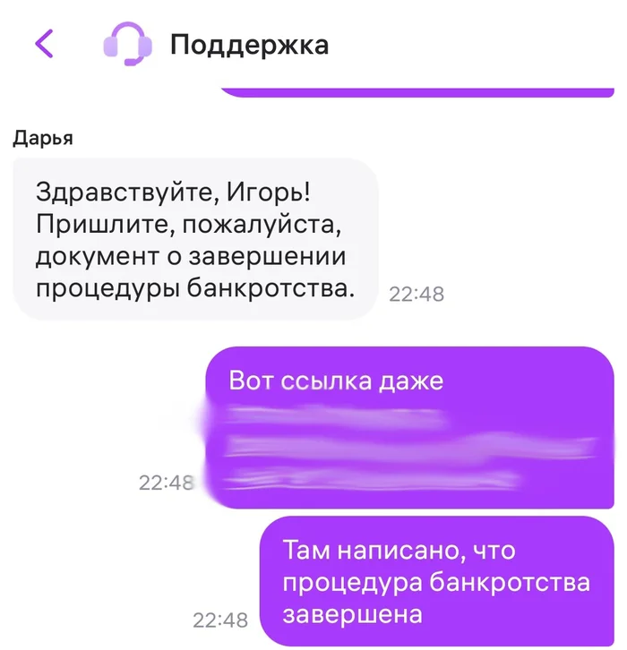 Новогодний подарок от вайлдбериса - Длиннопост, Скриншот, Мошенничество, Моё, Негатив, Банк, Переписка, Wildberries, Волна постов, Уведомление, Банкротство
