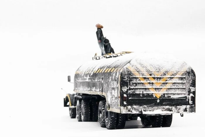 The sky will drop the night into the palms of your hands... - Auto, Motorists, Truck, Kraz, Group tattoo, Modeling, Stand modeling, VKontakte (link), Longpost