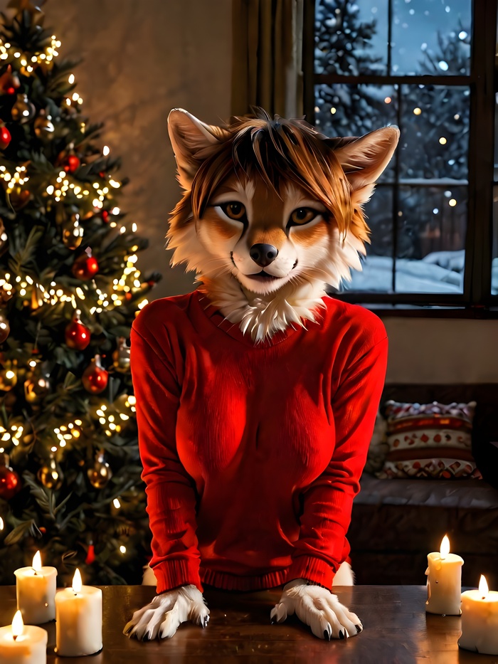    Wolfmks #500  , , Furry Art, Stable diffusion 3, 
