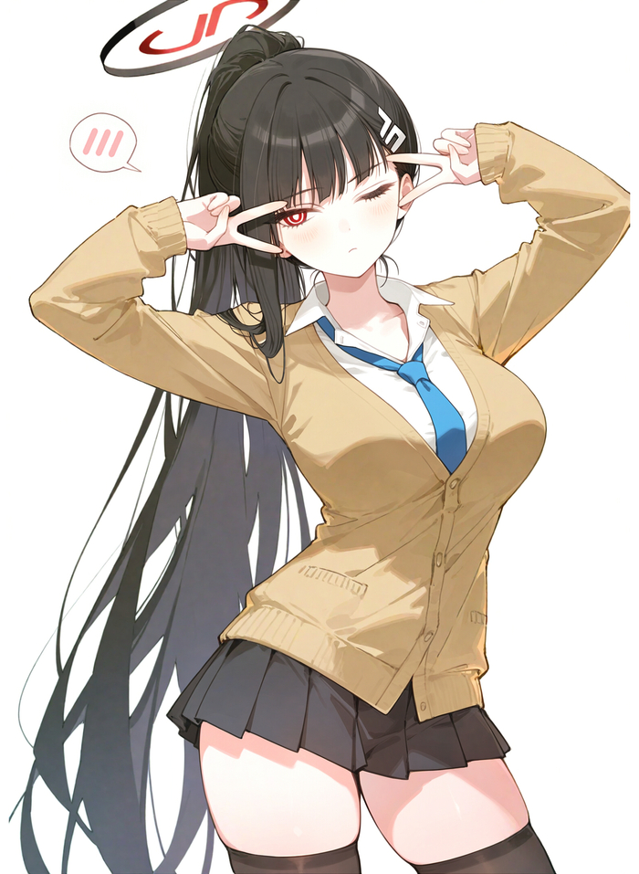   Blue Archive, Tsukatsuki Rio, Anime Art, ,  