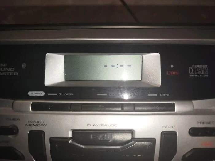 CD-radio player LG CD-962AX in 2024 - My, Record player, Discs, Electronics, Lg, Audio, Cassette, Longpost