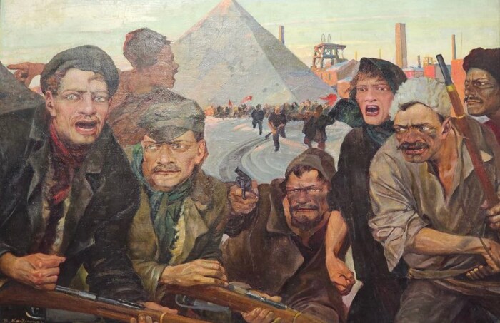 Костяницын В. "Восстание". 1924. Из собрания ГЦМСИР