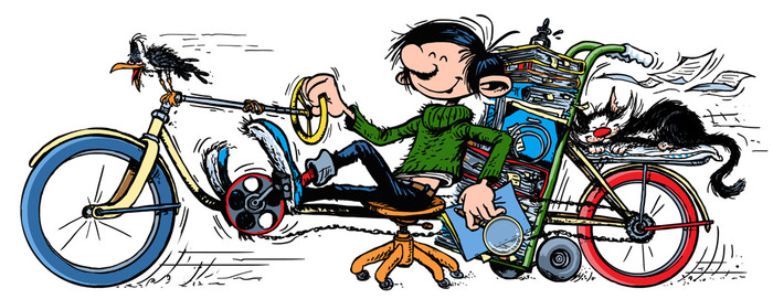 А вот чилить Гастон умеет.