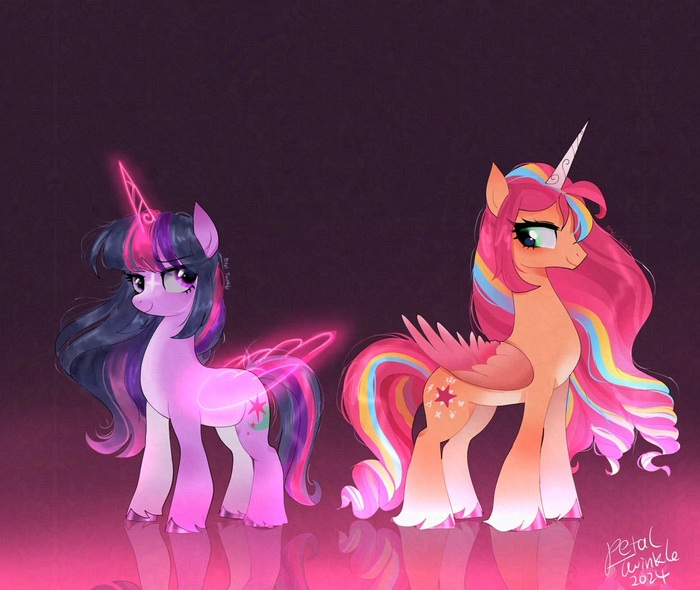   My Little Pony, Twilight Sparkle, Ponyart, MLP G5, Sunny Starscout