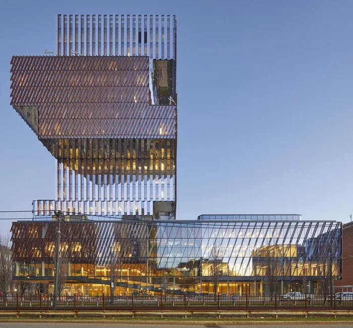 Boston University Center for Computing and Data Science - Boston, Architecture, Modern architecture, Telegram (link), Longpost