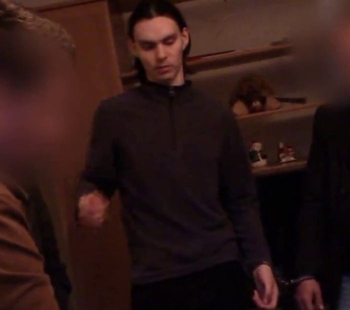 Максим Якубов на следственном эксперименте