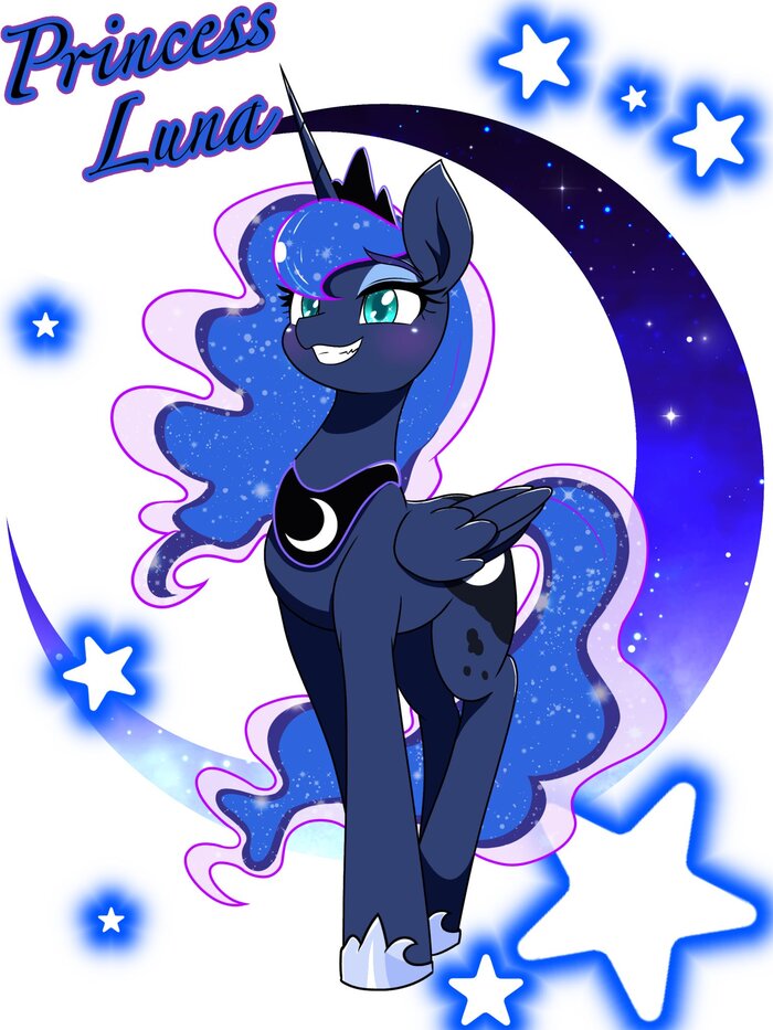   , My Little Pony, Ponyart, Princess Luna,  , 