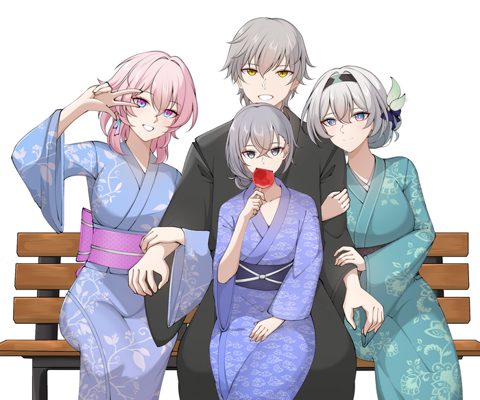     , Anime Art, March 7th (Honkai: Star Rail), Firefly (Honkai: Star Rail), Silver Wolf (Honkai: Star Rail), Honkai: Star Rail