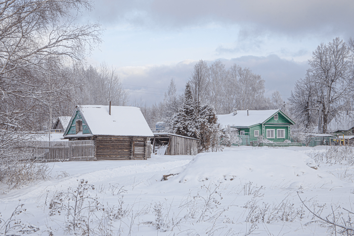 Как же красиво в деревнях и селах зимой!