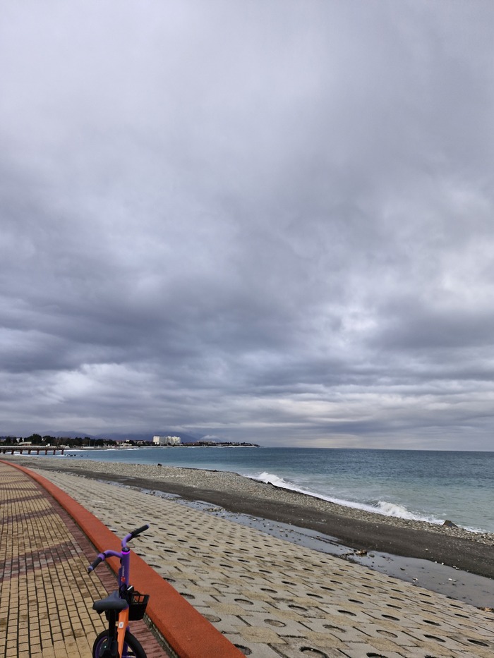 Бодрое утро на Имеретинской набережной