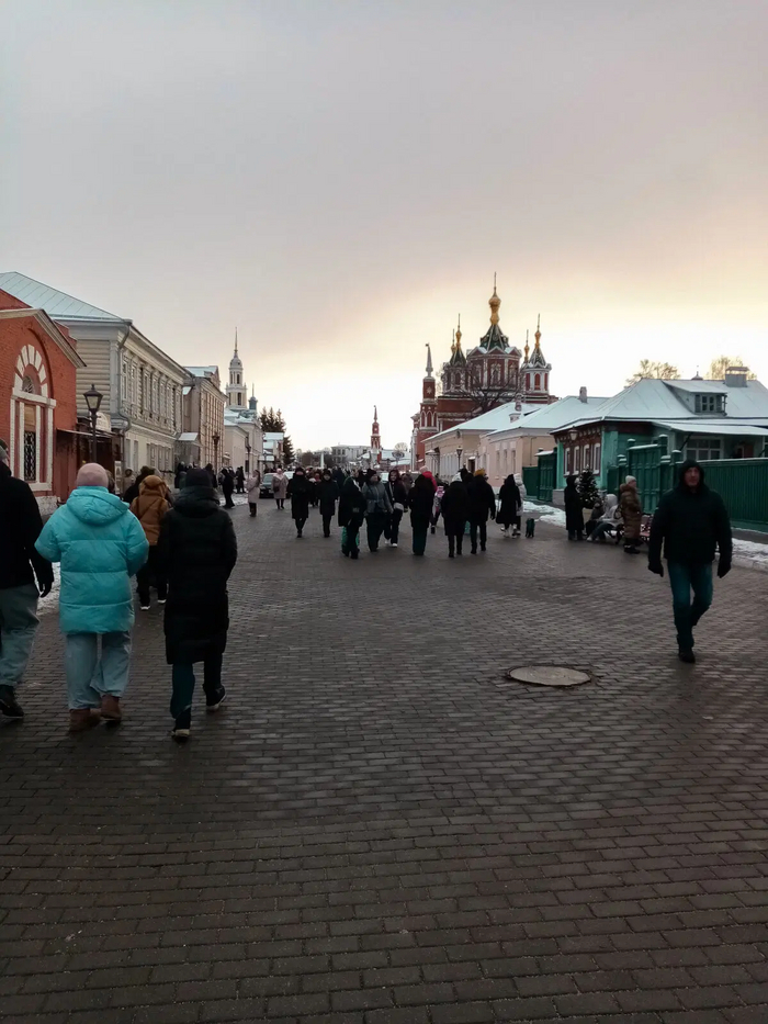 Пешеходная улица в Коломне 